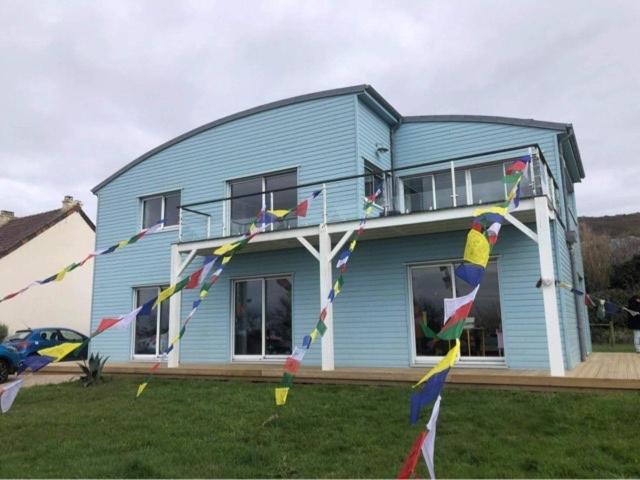 La Maison Bleue-Sciotot-Les Pieux Luaran gambar